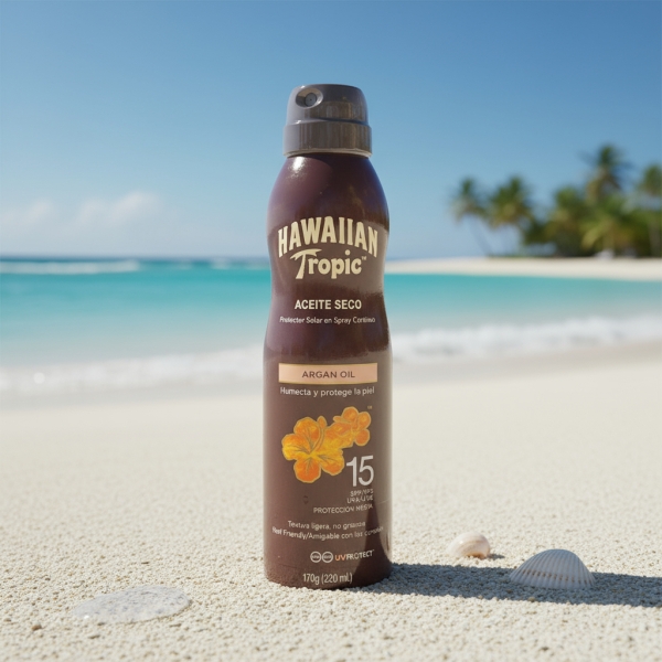 Hawaiian Tropic Argán Oil Spf15 Farmacia Sangar - Imagen 2