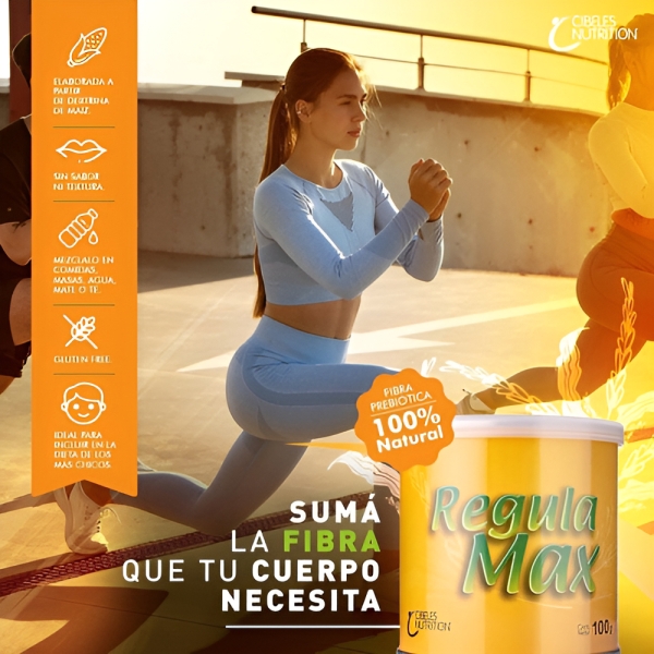 Regulamax Fibra Regula Tránsito Intestinal Cibeles - 100 Grs Sabor Neutro - Imagen 7