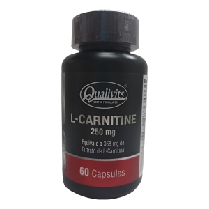 Carnitine L 250mg 60 Cápsulas Qualivits