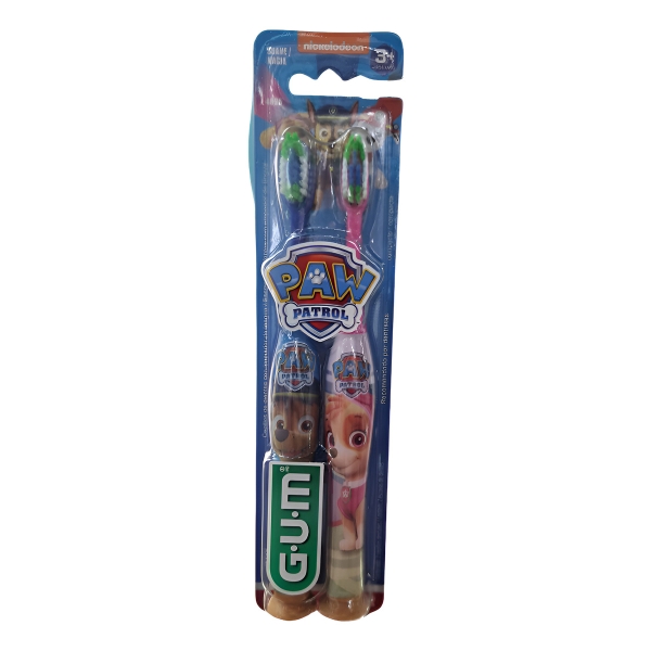 Cepillo De Dientes Infantil Paw Patrol Gum X2