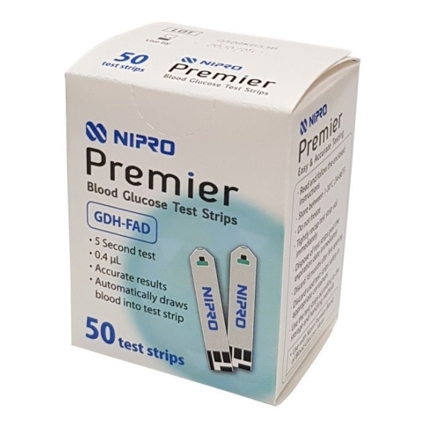25 Tiras Reactivas P/ Glucosa En Sangre - Nipro Premier - Imagen 4