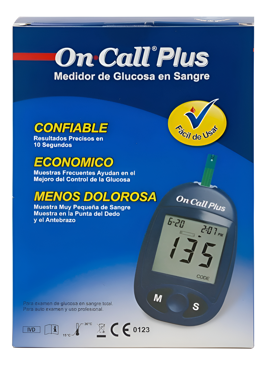 Aparato Para Control De Glicemia On Call Plus
