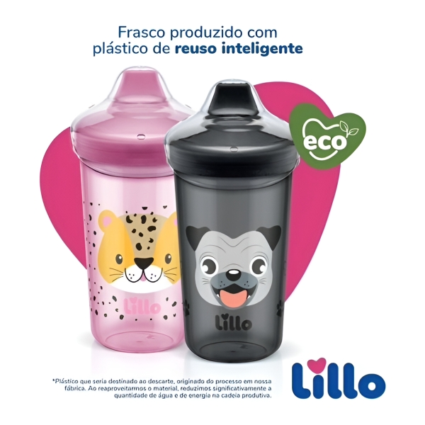 Vaso De Transición Antifugas Eco Max Dog Lillo De 320 Ml, Color Negro - Imagen 4