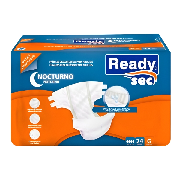 Pañales Para Adultos Ready Nocturno Grande X 24 u - Imagen 2