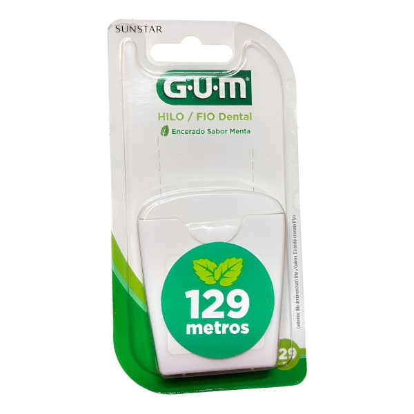 Hilo Dental Gum Dental Floss Sabor Menta 129 m - Imagen 5