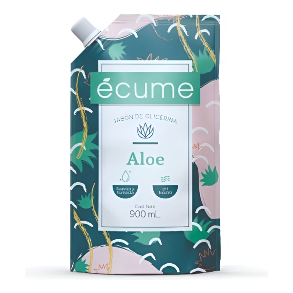 Jabón Líquido Ecume Aloe Repuesto 900ml
