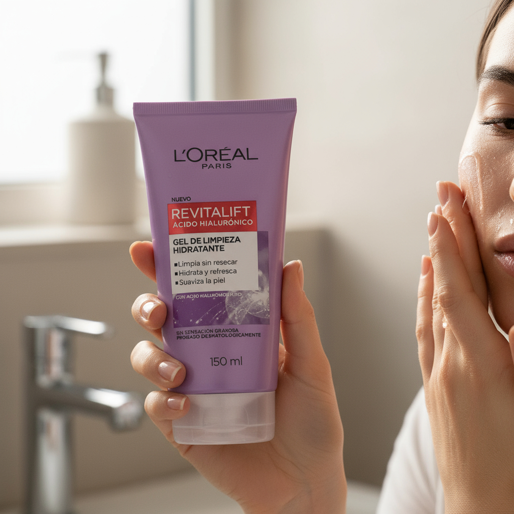 Limpiador Facial En Gel Revitalift Ácido Hialurónico 150ml - Imagen 3