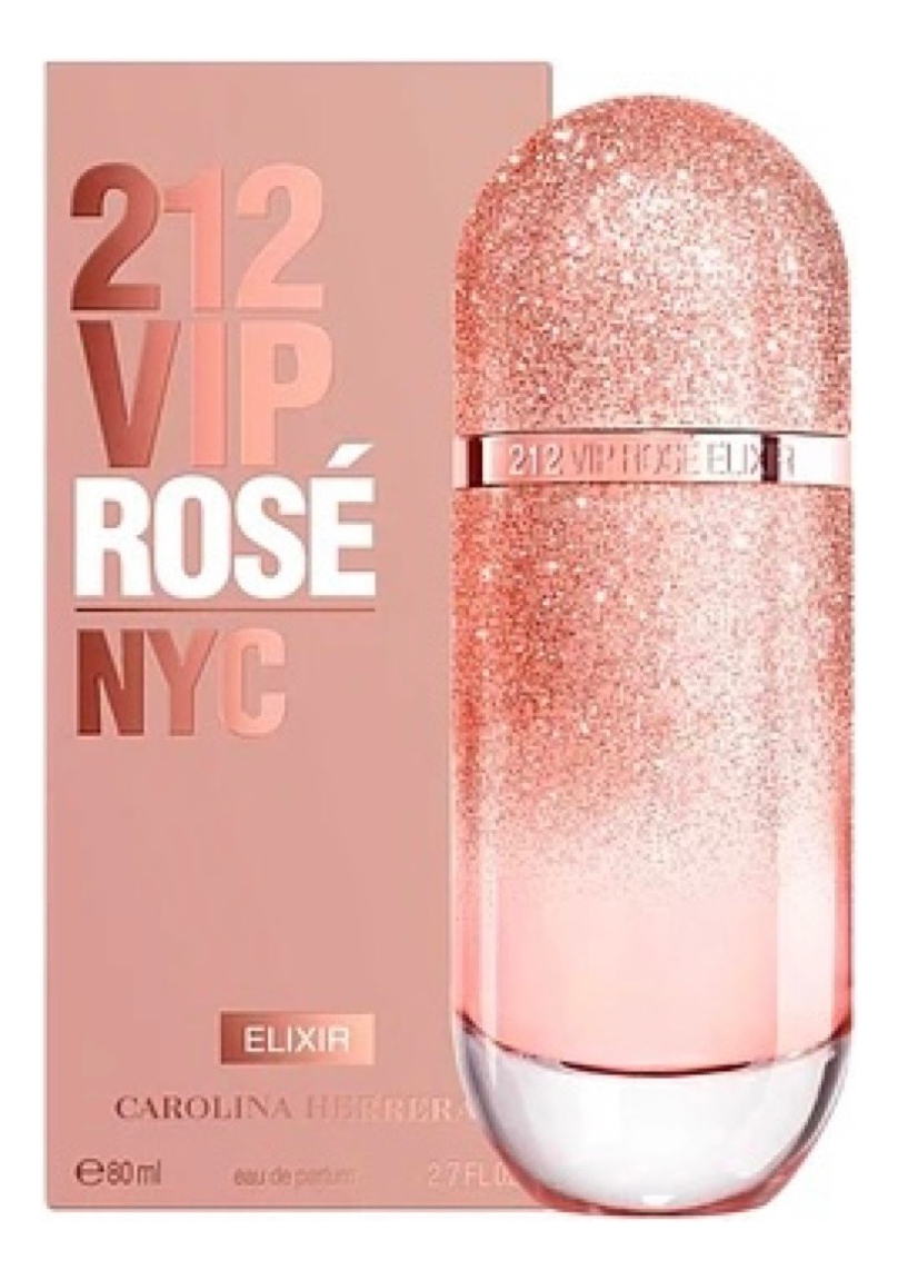 Carolina Herrera 212 Vip Rosé Elixir Edp 80floz Para Mujer - Imagen 9