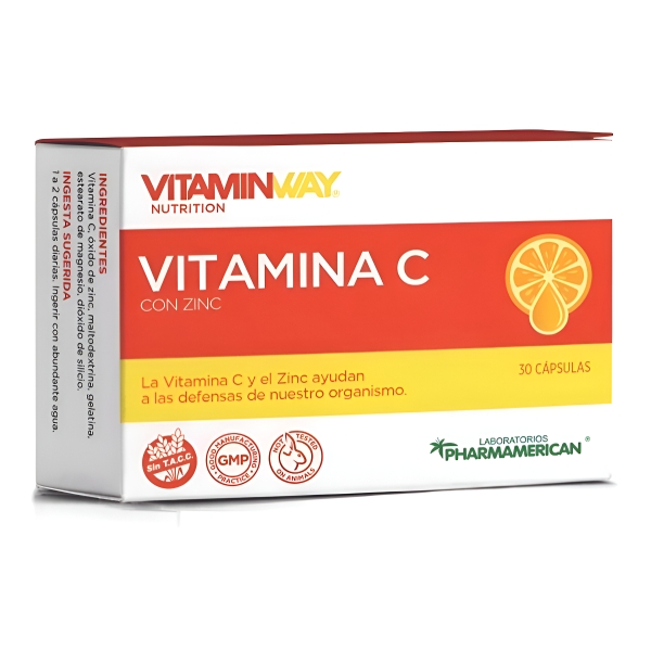 Vitamin Way Vitamina C Zinc Antioxidante Fortalece Defensas Sabor No