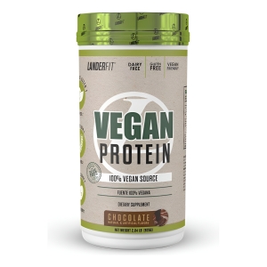 Vegan Protein 2 Lbs Landerfir Proteina Vegana Sabor Chocolate