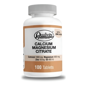 Calcium-magnesium-citrate Qualivits 100 Tabletas Sabor Sin Sabor