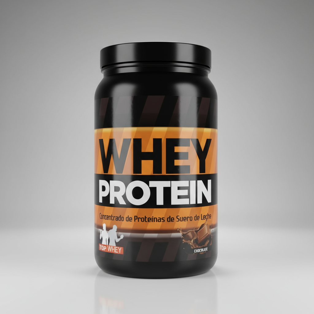 Proteina Whey Protein 100% Top Whey Protein X 1 Kg Chocolate - Imagen 3