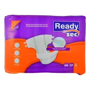 Ready Sec Pañales Para Adultos Talle G X24 Unidades
