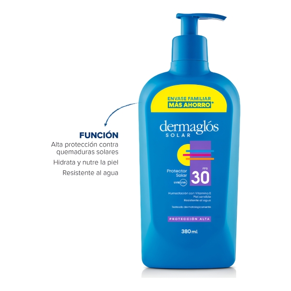 Dermaglos Protector Solar Fps30 Emulsión - Imagen 3