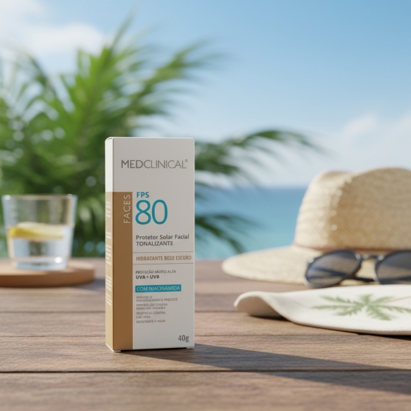 Medclinical Protector Solar Facial Beige Oscuro Factor 80 - Imagen 2