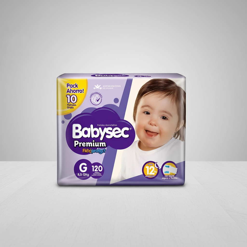 Babysec Premium Talle G 120 Unidades - Imagen 3