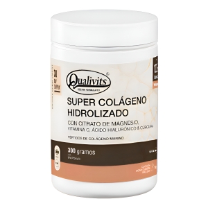 Super Colágeno Qualivits(R) Con Citrato De Magnesio X 300g Sabor Natural