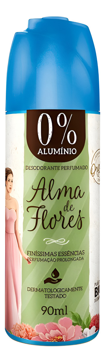 Desodorante Aerosol Spray Alma De Flores Clasico 90ml