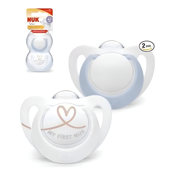 Chupete 0 A 2 Meses Nuk Bpa Free Bebes Recien Nacidos - Imagen 3