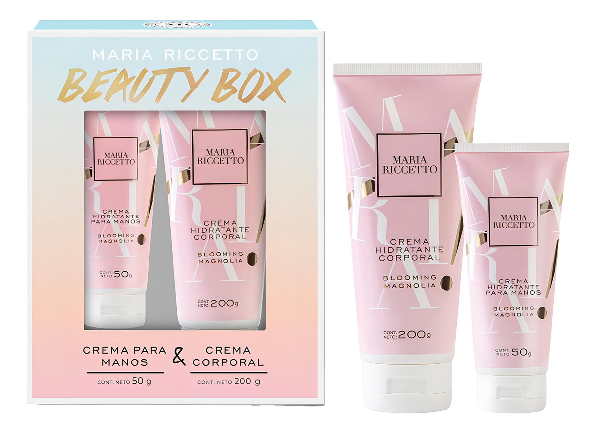 Pack M Riccetto Blooming Magnolia Crema Manos 50g+corp 200g - Imagen 2