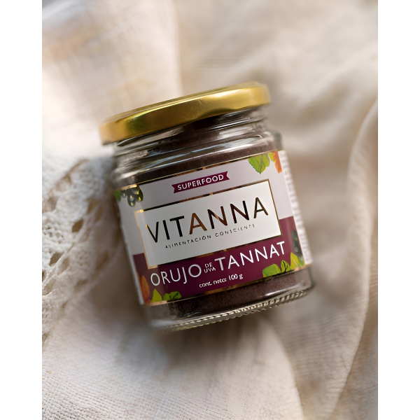 Vitanna Harina De Orujo De Uva Tannat - 100 Gramos - Imagen 3