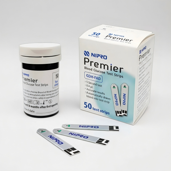 25 Tiras Reactivas P/ Glucosa En Sangre - Nipro Premier - Imagen 6