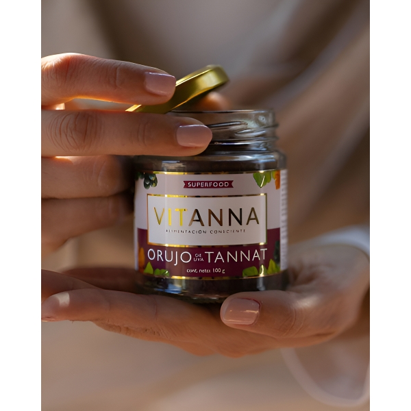 Vitanna Harina De Orujo De Uva Tannat - 100 Gramos - Imagen 5