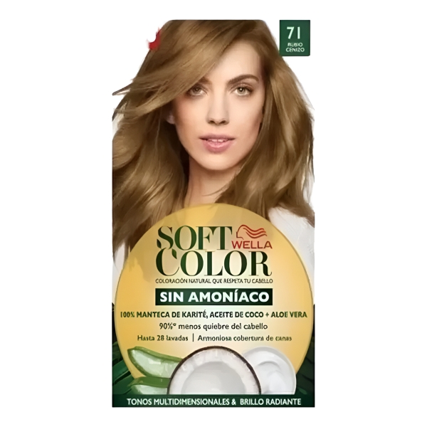 Tinta Soft Color 71 Color Rubio Ceniza