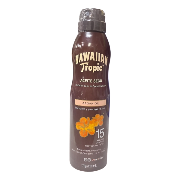 Hawaiian Tropic Argán Oil Spf15 Farmacia Sangar