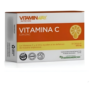 Vitaminway(R) Vitamina C + Zinc X 30 Cápsulas
