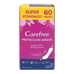 Carefree Prot Diario Largos X 60