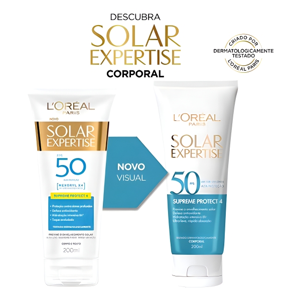 Protector Solar L'oréal Paris Solar Expertise Supreme Protect 4 50fps En Crema 200ml - Imagen 3