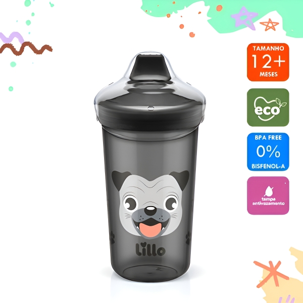 Vaso De Transición Antifugas Eco Max Dog Lillo De 320 Ml, Color Negro - Imagen 10