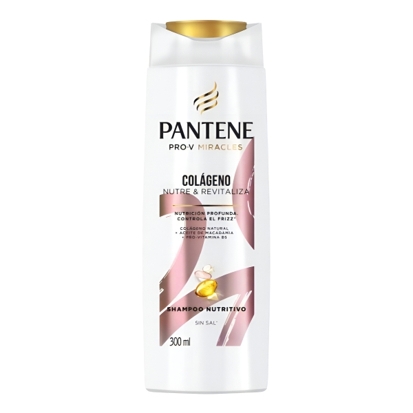 Shampoo Pantene Pro-v Miracles Nutre & Revitaliza 300 Ml - Imagen 2
