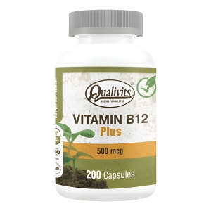 Vitamina B12 Plus Qualivits 500mcg X 200 Cápsulas