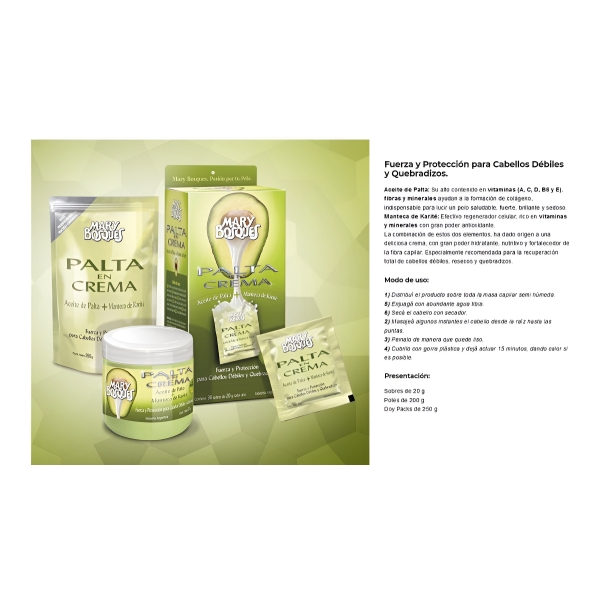 Palta En Crema Aceite De Palta Manteca Karite Mary Bosques - Imagen 7