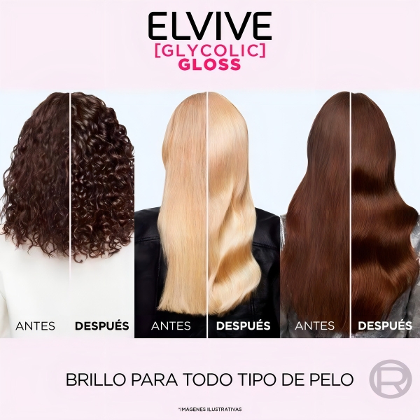 Shampoo Elvive Glycolic Gloss 370 Ml - Imagen 4