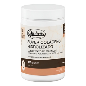 Super Colágeno Qualivits(R) Con Citrato De Magnesio X 300g Sabor Natural