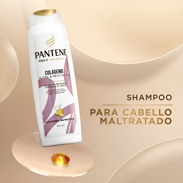 Shampoo Pantene Pro-v Miracles Nutre & Revitaliza 300 Ml - Imagen 4