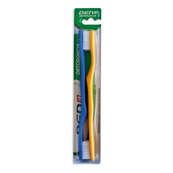 Cepillo De Dientes Den3 Ortodencia 2 Unidades