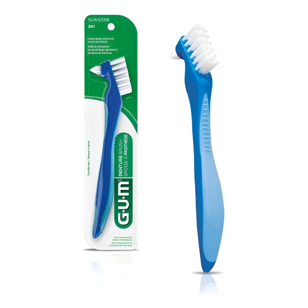 Cepillo Limpieza Dentaduras, Placas Y Prótesis Dentales Gum(R) - Imagen 4