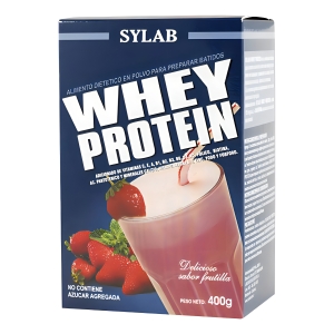 Whey Protein Frutilla 400g Sylab