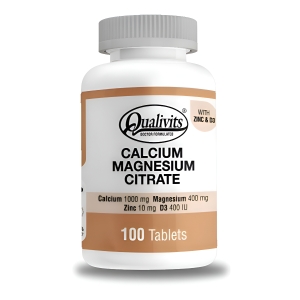 Calcium-magnesium-citrate Qualivits 100 Tabletas Sabor Sin Sabor