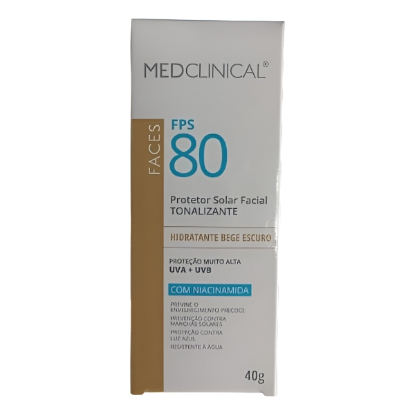 Medclinical Protector Solar Facial Beige Oscuro Factor 80