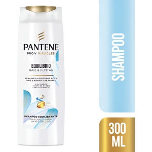 Shampoo Equilibrante Pantene Pro-v Miracles Equilibrio Raíz Y Puntas 300 Ml