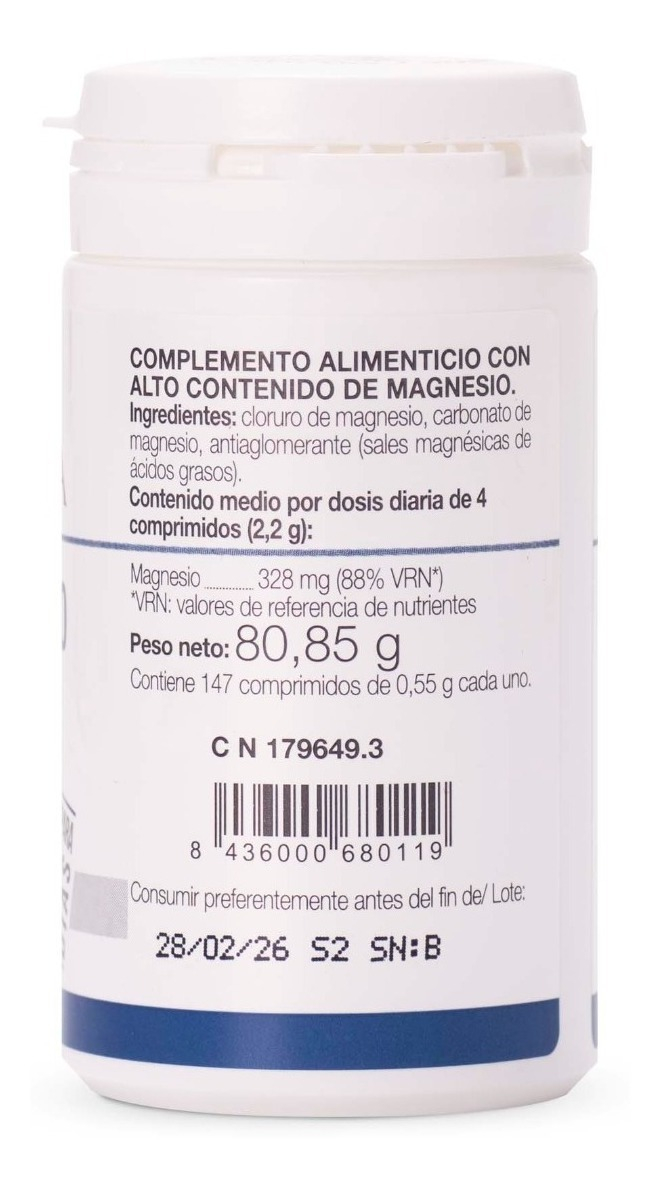Magnesio X 147 Tab - Ana Maria Lajusticia Sabor Sin Sabor - Imagen 2