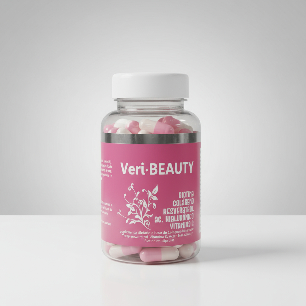 Veri Beauty Biotina Colágeno Resveratrol Ah Vit C Promofarma - Imagen 3