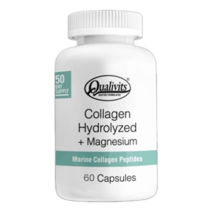 Colágeno Hidrolizado Y Magnesio - Qualivits 60 Cápsulas Sabor Neutro