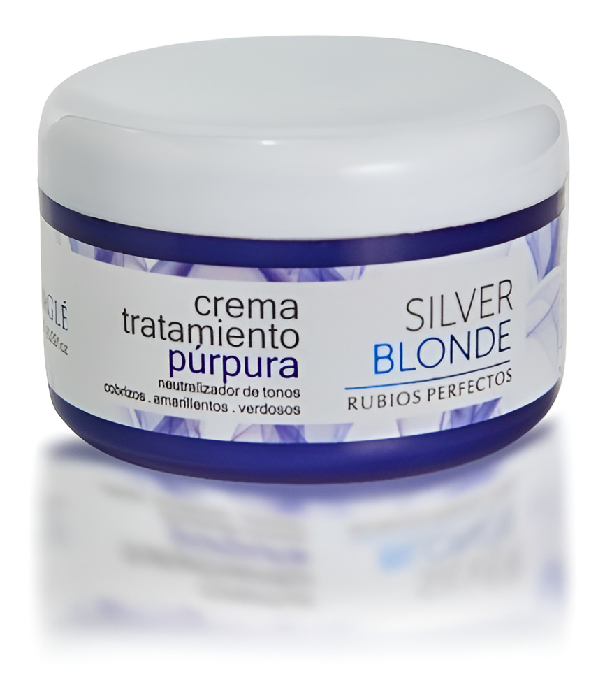 Crema Para Cabello Tratamiento Púrpura Silver Blonde Magl