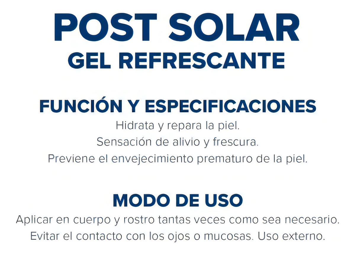 Dermaglos Gel Post Solar X 300g - Imagen 4